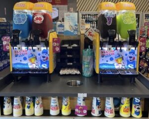 Machines Slush Puppie dans un commerce